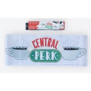 Friends TV Show Long Desk Mat 12"x31" "Central Perk" Coffee Shop Desk Pad